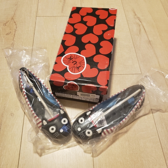 NIB Rare Striped Alley Cat T.U.K Rewind Flats Sz 6 - Picture 6 of 8